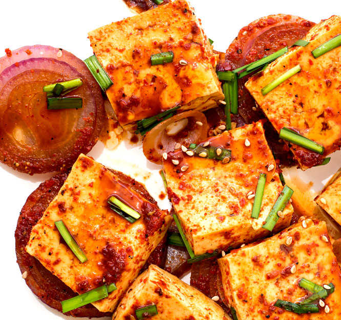 Tofu Recipes – Korean Fluffy Braised Tofu