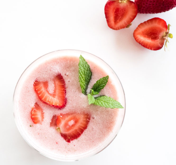 Chunky Strawberry Coconut Milk Recipe
